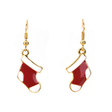 Gold Plated H made Jewelry Accessories Charm Red Boots Pendant Jewelry Sets Long Chain Necklace   Earrings EF8