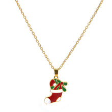 Gold Plated H made Jewelry Accessories Charm Red Boots Pendant Jewelry Sets Long Chain Necklace   Earrings EF8