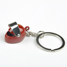 Helmet Key Chain Alloy Motorcycle Casque Keychain Men   Women Key Ring Trendy Keyring For Car Purse Bag Gift  EF8