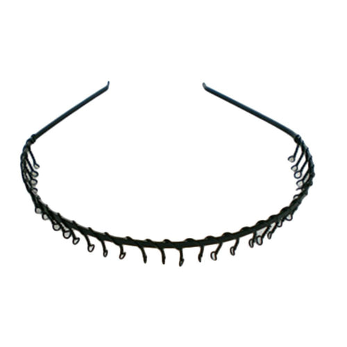Mens Women Black Hair Accessories Head Hoop B  Sport Headb  Hairb  Hairpins Styling Tool EF8