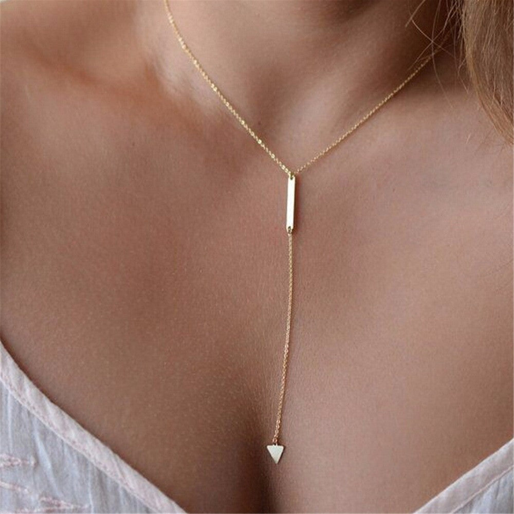 Casual Gold Plated Necklace Personality Infinity Fish Leaves Cross Lariat Pendant Necklaces Jewelry EF8