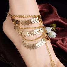 Barefoot Coin Ankle Chain Anklet Bracelet Foot Jewelry S al Beach Gold Plated For Women  EF8