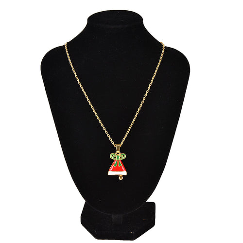 Pendant Necklace Earrings Jewelry Set Auger Bell Pendant Jewelry For Women EF8