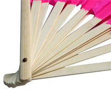 Colorful H  Made Women Belly Dancing Fans Tools Simulation Silk Bamboo Long Veils Fans for Women EF8