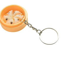 Creative Gifts Emulation Food Buns Steamers Keychain Phone Pendant Multi Styles EF8