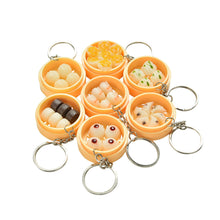 Creative Gifts Emulation Food Buns Steamers Keychain Phone Pendant Multi Styles EF8