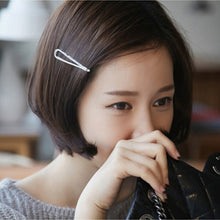 Rehinstone Black White Barrette Women Hairpins Hair Clips EF8