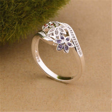 Ring For Women Plated Flower Ring Mini Finger Women Rings Wedding Jewelry  EF8