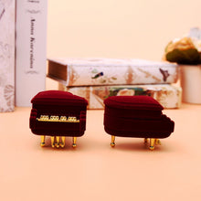 Piano Ring Box Earring Pendant Necklace Jewelry Treasure Gift Case Wedding EF8