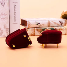 Piano Ring Box Earring Pendant Necklace Jewelry Treasure Gift Case Wedding EF8