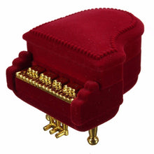 Piano Ring Box Earring Pendant Necklace Jewelry Treasure Gift Case Wedding EF8