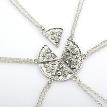 Pizza Pendant Necklaces Friendship Necklace Best Friends Forever Creative Keepsake Memorial Day For Friends EF8
