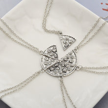Pizza Pendant Necklaces Friendship Necklace Best Friends Forever Creative Keepsake Memorial Day For Friends EF8