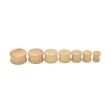 Punk Ear Exp ers Organic Wood Bamboo Plug Ear Double Flare Saddle Flesh Tunnel Stretcher Exp er Jewelry Body Piercing EF8