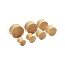 Punk Ear Exp ers Organic Wood Bamboo Plug Ear Double Flare Saddle Flesh Tunnel Stretcher Exp er Jewelry Body Piercing EF8