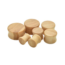 Punk Ear Exp ers Organic Wood Bamboo Plug Ear Double Flare Saddle Flesh Tunnel Stretcher Exp er Jewelry Body Piercing EF8