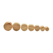 Punk Ear Exp ers Organic Wood Bamboo Plug Ear Double Flare Saddle Flesh Tunnel Stretcher Exp er Jewelry Body Piercing EF8