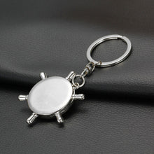 Compass Metal Car Keyring Keychain Key Chain Ring Keyfob Gift EF8