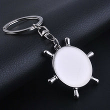 Compass Metal Car Keyring Keychain Key Chain Ring Keyfob Gift EF8
