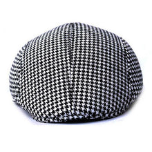Plaid Flat Hats Beret for Men Women Warm Caps Beret Hat EF8