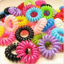 Women Hair Ring Telephone Cord Elastic Ponytail Holders Hair Rings Scrunchies For Girl Rubber B  Tie EF8