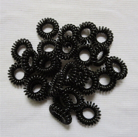 Women Hair Ring Telephone Cord Elastic Ponytail Holders Hair Rings Scrunchies For Girl Rubber B  Tie EF8