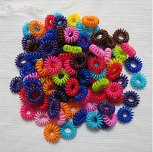 Women Hair Ring Telephone Cord Elastic Ponytail Holders Hair Rings Scrunchies For Girl Rubber B  Tie EF8