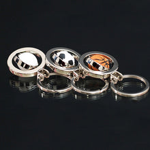 3 Styles 3D Sports Rotating Basketball Football Golf Keychain Keyring Key Fob Ball Key Ring Style Gifts  EF8