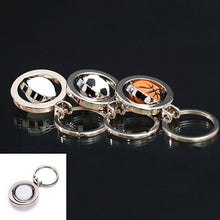 3 Styles 3D Sports Rotating Basketball Football Golf Keychain Keyring Key Fob Ball Key Ring Style Gifts  EF8