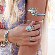 s Adjustable Bohemian Ethnic Upper Arm Bracelet Arm Cuff Vintage Arrow Open Bangle Armlet Arm Cuff  EF8