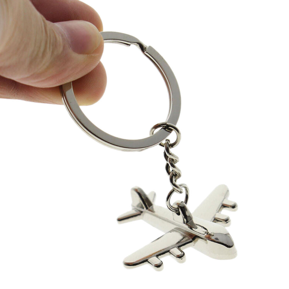 s Key Chain Civil Aviation Air Plane Metal Alloy Keychain Keyfob Keyring Gift For Men Women  EF8