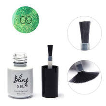 Nail Gel Polish Gel Long-lasting Soak-off Gel Nail LED UV 6ml Nail Gel 13 Colors (color) EF8