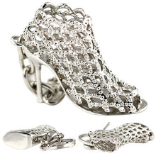 s Rhinestone alloy key rings women charms keychains High heel shoes keychains Gifts For women  EF8