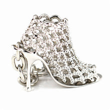 s Rhinestone alloy key rings women charms keychains High heel shoes keychains Gifts For women  EF8