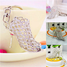 s Rhinestone alloy key rings women charms keychains High heel shoes keychains Gifts For women  EF8