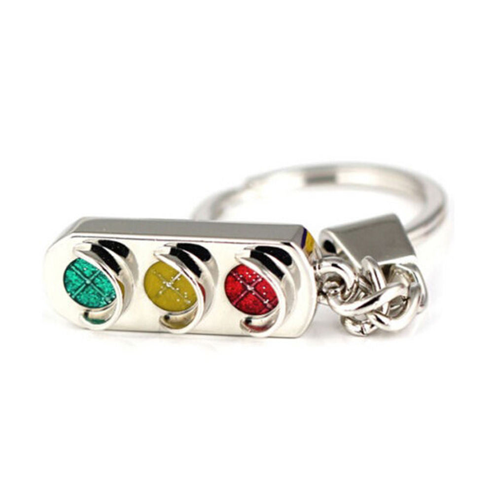 s Traffic Light key rings red   green lights keychain car key chain Gifts For male women's  EF8
