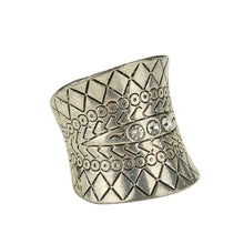 s Vintage Turkish Beach Punk Zircon Ring Ethnic Carved Totem Antique Silver Plated Boho Finger Ring Knuckle Charm Anelli EF8