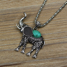 Bohemian Style Women Beautiful Elephant Jewelry Set Include Necklace Earrings Bracelet EF8