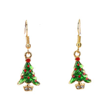 Rhinestone Artificial Tree Gold Plated Earrings Necklace For Women Jewelry Jewelry Sets EF8