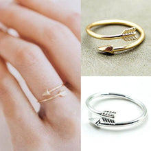 Alloy Bijoux Femme One Direction Tiny Arrow Wrap Rings Pink Gold Plated Knuckle Ring Women Men Jewelry Wedding Gift EF8