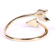 Alloy Bijoux Femme One Direction Tiny Arrow Wrap Rings Pink Gold Plated Knuckle Ring Women Men Jewelry Wedding Gift EF8