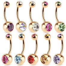Black Titanium Rhinestone Barbell Navel Belly Button Bar Ring Body Piercing Curved Punk Earring Piercing EF8