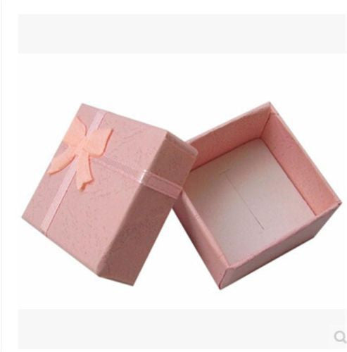 Earrings Ring Small Necklace Jewelry Gift Display Box 4cm x 4cm x 3 2cm EF8