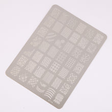 tamping Nail Art Templates Fashion Lace Flower DIY Stencil Stamp Plates Polish Image Painting Tools EF8