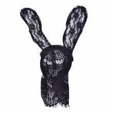 Novelty Adult Sexy Black Eye Hair Accessories Mask Bunny Ears Veil Rabbit Ear Headb s Women Lace Sexy Hair B  EF8