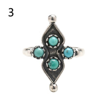 ring OR  9pcs rings Silver Punk Vintage Ring Womens Retro Geometry Finger Rings Boho Style EF8