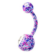 s Body Piercing Jewelry Crystal Rhinestone Dangle Button Belly Navel Ring EF8