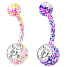 s Body Piercing Jewelry Crystal Rhinestone Dangle Button Belly Navel Ring EF8