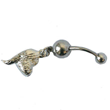 s Rose Red Rhinestone Crystal Heart Barbells Navel Belly Bar Button Ring Body Piercing EF8