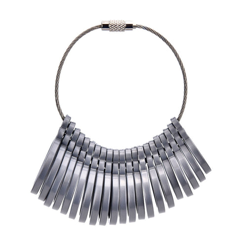 2s Measure Gauge Set Ring Sizer Finger Sizing Jeweler Jewelry Size Tool Grey color EF8